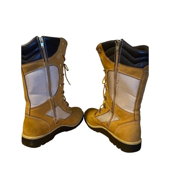 Timberland Pro Lace-Up & Zip Tall Boots US 5.5 Leather - Picture 5 of 8